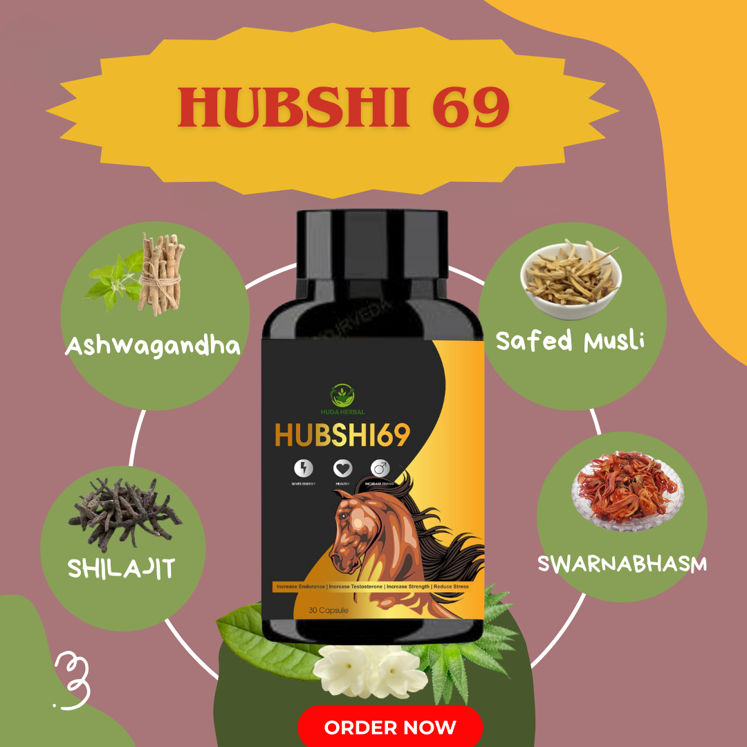 Hubshi69 Capsules (30 Count) – Boost Strength, Energy & Performance